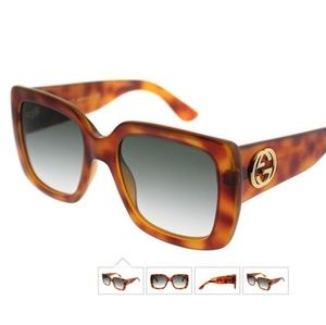 Gucci GG0141S Oversize Square Womens Sunglasses